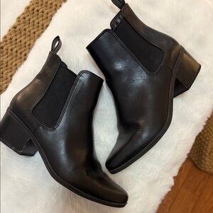 a new day Classic Black Ankle Booties